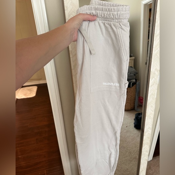 Talentless Men's Carpenter Sweatpants - Cream/ Cement - Picture 8 of 8